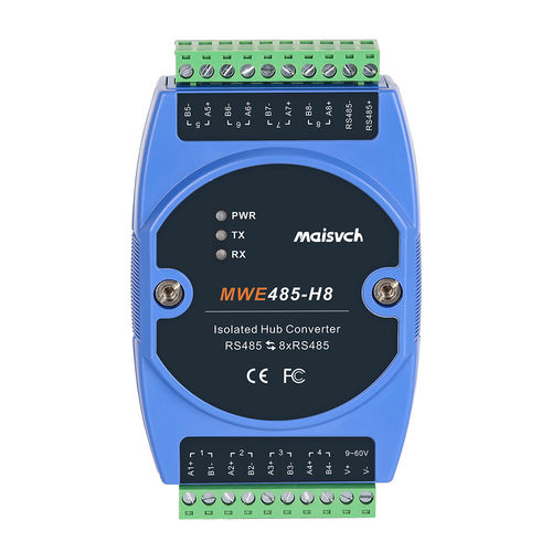 RS-485-Wandler - MWE485-H8 - Maisvch - für DIN-Schiene / Industrie / isoliert