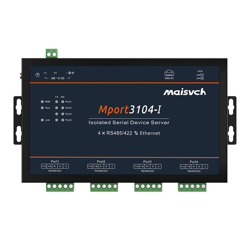 Geräteserver / Modbus RTU - Mport3104-I - Maisvch - RS422/RS485 / Modbus TCP / RJ45