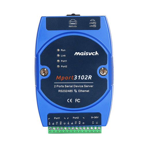 RS-232-Geräteserver - Mport3102R - Maisvch - Modbus RTU / RS-422 / Modbus TCP