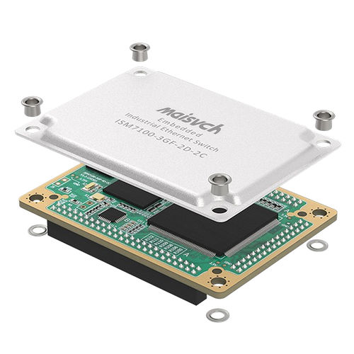 Ethernet-Schaltermodul / managed - ISM7100-3GF-2D-2C - Maisvch - 10 Ports / Netzwerkschicht 2 / Gigabit