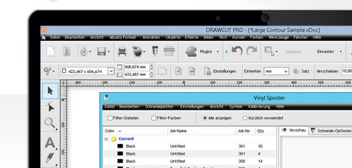 Steuerungssoftware - DrawCut PRO - SECABO - Schneid / Prozess / Tiefzieh