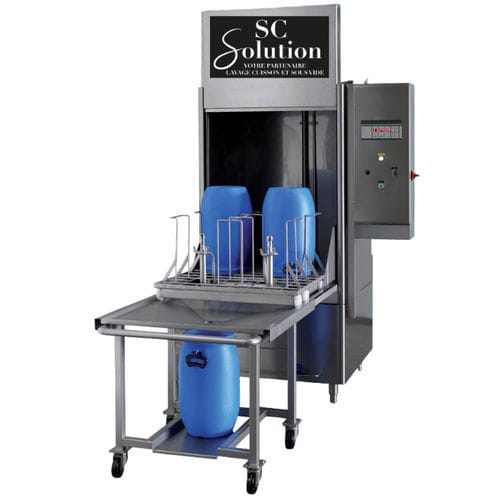 Wasser-Waschanlage - C87 - SC Solution - automatisch / für Fässer / mit Korb