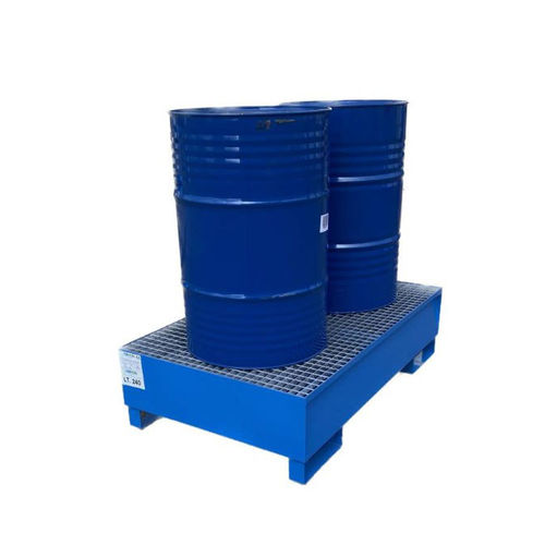 Auffangwanne für Fässer - Soltec srl - für 4 Fässer / für 2 Fässer / aus lackiertem Metall