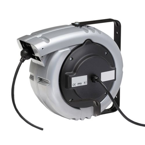 Kabeltrommel - Soltec srl - einziehbar / für Baustellen / stationär