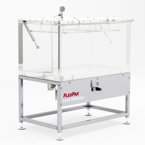 Vakuumkammer Dichtheitsprüfgerät - FP392220 - FlexPak Leak Detectors Inc. - für Verpackung / für Flaschen / Unversehrtheit der Dichtungen