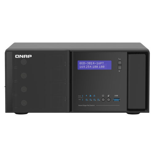 Ethernet-Switch / managed - QGD-3014-16PT - QNAP - 16 Ports / Netzwerkschicht 2 / Gigabit