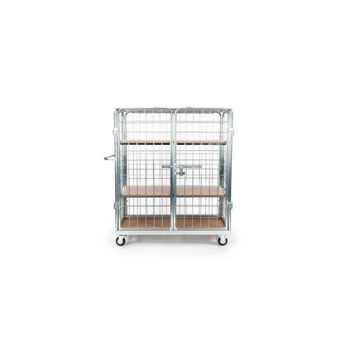 Transportwagen - G300 CLOSED - Carttec - Metall / für Behälter / für Industrieanwendungen