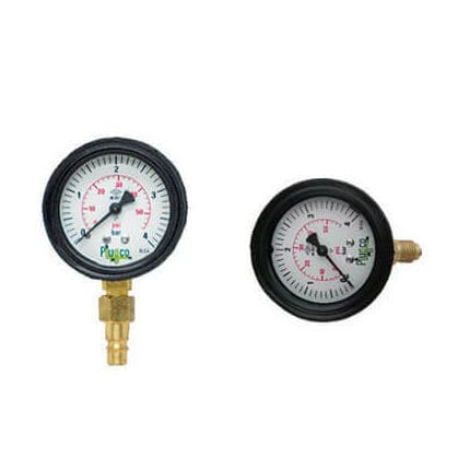 Manometer mit Zifferblatt-Anzeige - PG XX - Plugco - Gewinde / Messing