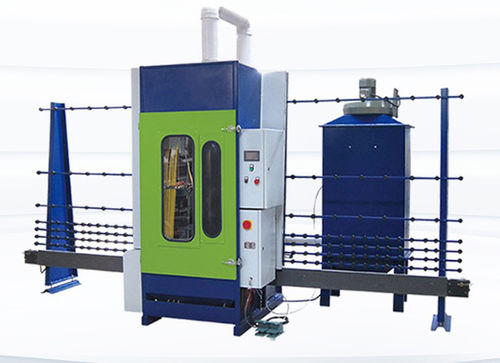 Vertikale Sandstrahlanlage - ZP series - Shandong Truetec Machinery Co., Ltd. - automatisch / Druck / für Glas