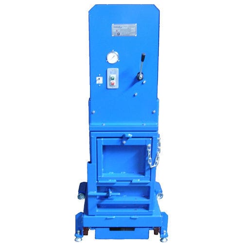 Müllpresse für Mischabfall - Saemah Co.,Ltd - stationär / vertikal / Frontlader