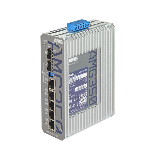 Ethernet-Switch / unmanaged - AMG350-4G-1C-1S - AMG Systems - 16 Ports / DIN-Schienen / wandmontiert