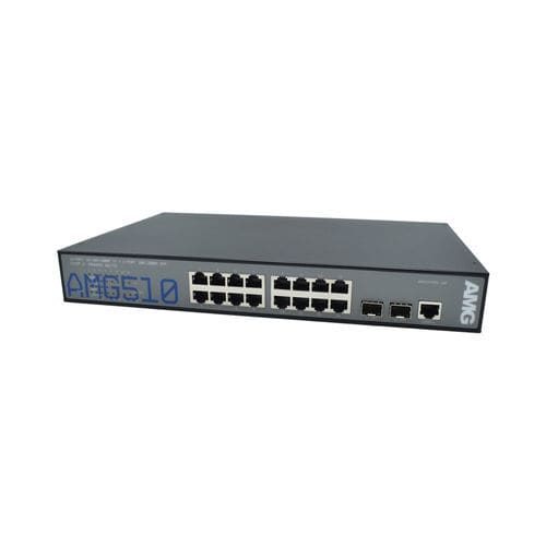 Ethernet-Switch / managed - AMG510-16G-2S - AMG Systems - 18 Ports / Gigabit-Ethernet / Gigabit