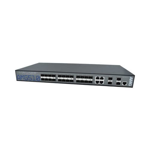 Ethernet-Switch / managed - AMG510-4G-24S-4XS - AMG Systems - 32 Ports / Gigabit-Ethernet / Gigabit