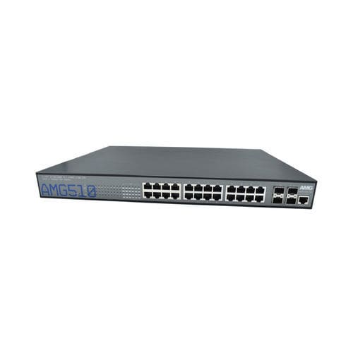 Ethernet-Switch / managed - AMG510-24GAT-4XS-P460 - AMG Systems - 28 Ports / Gigabit-Ethernet / Gigabit