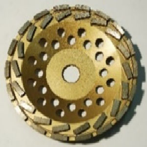Oberflächenbehandlungs-Schleifteller - Pulitor Utensili Diamantati - periphär / diamantbeschichtet / für Winkelschleifer