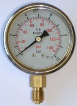 Manometer mit Zifferblatt-Anzeige - MICX - PROTAIS-VIGIL  HYDROPNEU TECHNOLOGIC - Messing / Edelstahl / für Gas