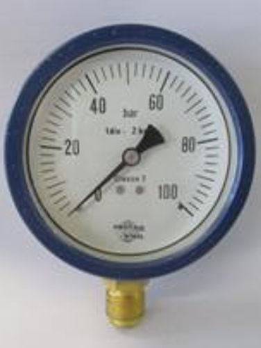 Absolutes Manometer - M214 - PROTAIS-VIGIL  HYDROPNEU TECHNOLOGIC - mit Zifferblatt-Anzeige / Messing / Aluminium