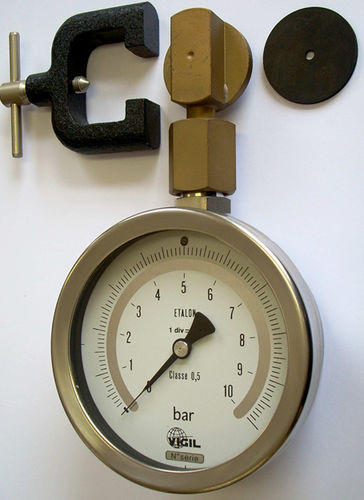 Manometer mit Zifferblatt-Anzeige - M17 - PROTAIS-VIGIL  HYDROPNEU TECHNOLOGIC - Flansch / Messing / Aluminium