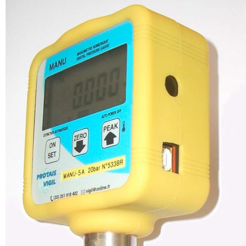 Absolutes Manometer - MANU-5A - PROTAIS-VIGIL  HYDROPNEU TECHNOLOGIC - Relativdruck / digital / IP40