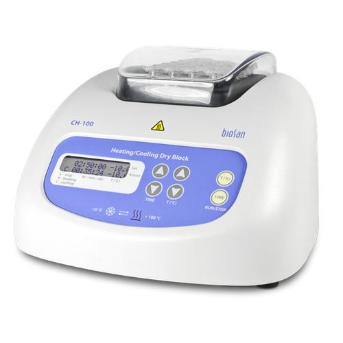 Kühl-Heizblock - CH-100 - Biosan - für Laborröhrchen / digital
