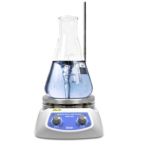 Magnet-Laborrührer - MSH-300 - Biosan - für Heizzwecke / Tisch / mit Heizplatte