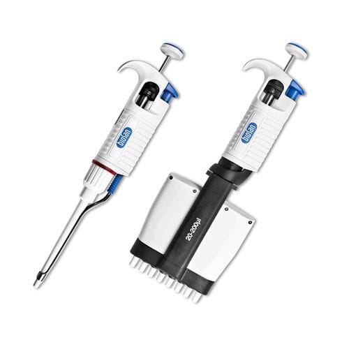 Pipette / 12 Kanäle - AP series - Biosan - 8 Kanäle / Kolben / Kunststoff