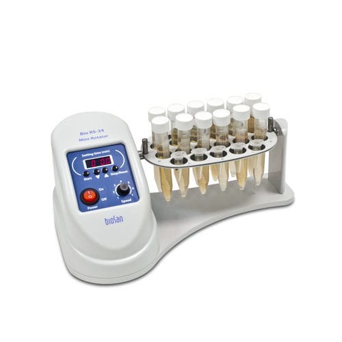Rotations-Laborschüttler - Bio RS-24 - Biosan - Überkopf / digital / für Rohre