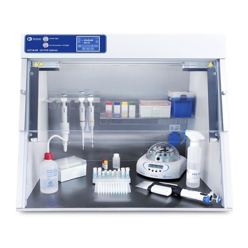 PCR Abzugshaube / mit UV-Strahlung - UVT-B-AR - Biosan - Edelstahl / doppelt