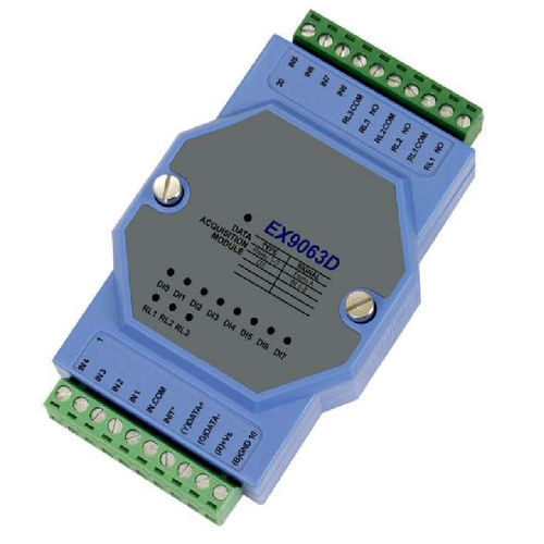Digitales E/A-Modul - RT-EX-9063D - LOGICIO - Modbus / 8 Digitaleingänge / mit Relais-Ausgang