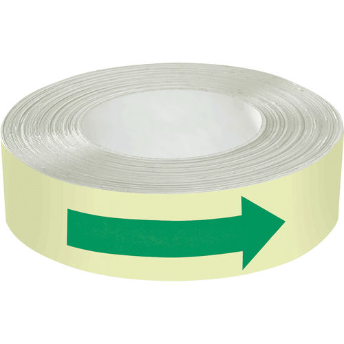 Markierklebeband - PERMALIGHT® - Kroschke sign-international GmbH - Gummi / langnachleuchtende / für Industrieanwendungen