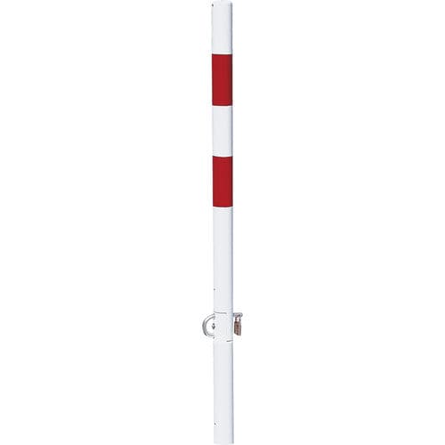 Feststehender Poller / zum parken - 7738 - Kroschke sign-international GmbH - für Außenbereich / Stahl / klappbar