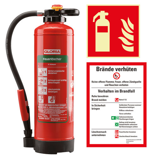 Schaum Feuerlöscher - 26914 - Kroschke sign-international GmbH - tragbar