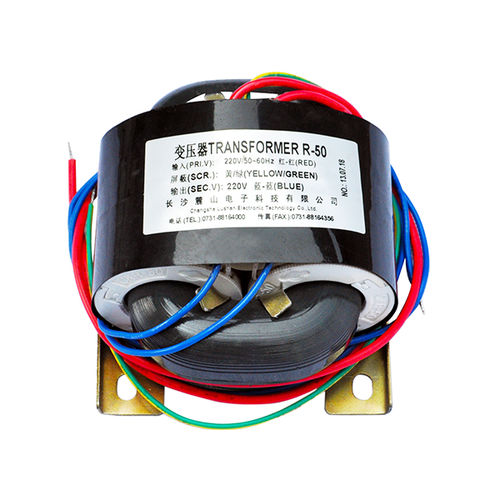 Isolationstransformator - R-50 - LUSHAN CHINA - mit R-Core / Fernmeldetechnik / einphasig