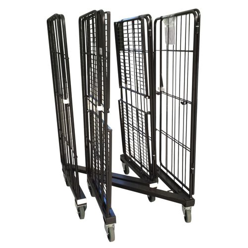 Schachtelbarer Rollcontainer - I08M20 - Recycleoffice - Metall