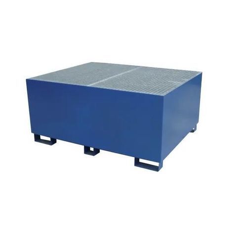 Auffangwanne für Cubitainer - F05F04 - Recycleoffice - Stahl / aus lackiertem Stahl / für den Innenbereich
