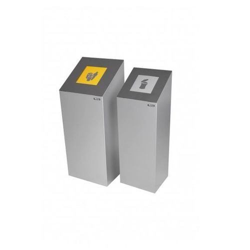 Abfallbehälter mit Deckel - T03U14 - Recycleoffice - gesichert / hermetisch