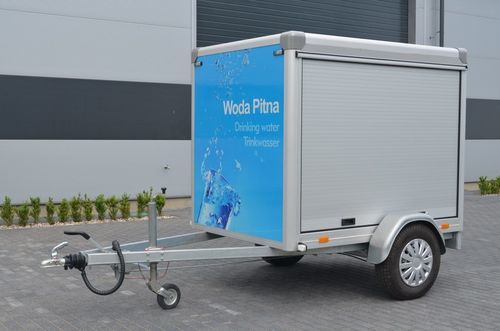 Baumaschinentransporter-Anhänger - Aquatrans - Proffico sp. z o.o. - für Lebensmittel / angehängt