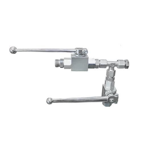 Absperrventil - DP-D-003-000002 - Dosier- und Prüftechnik GmbH - Kugel / manuell / für Öl