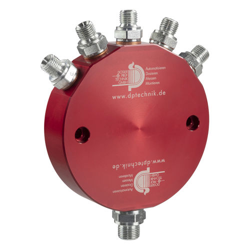 Fett-Schmierstoffverteiler - DP-D-003-0000 series - Dosier- und Prüftechnik GmbH - Hochdruck / proportional / Einleitung