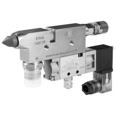 Extrusionsventil - EV40 - Dosier- und Prüftechnik GmbH - elektropneumatisch / Edelstahl / Messing