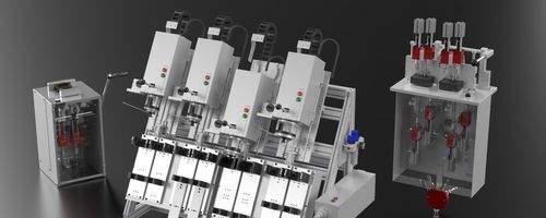 Öldosiergerät - Dosier- und Prüftechnik GmbH - für Fette / volumetrisch / für die Automobilindustrie
