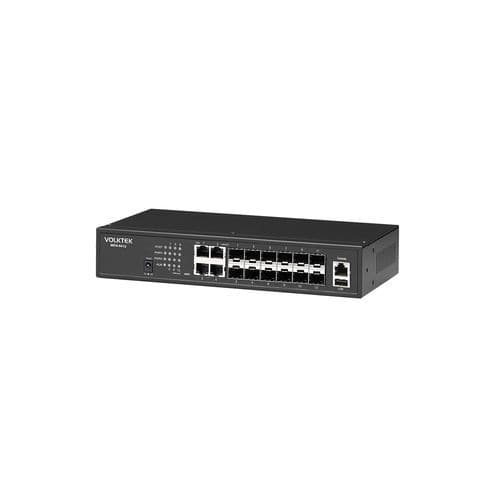 Ethernet-Switch / managed - MEN-6412 - Volktek - 12 Ports / auf Rack / Inline