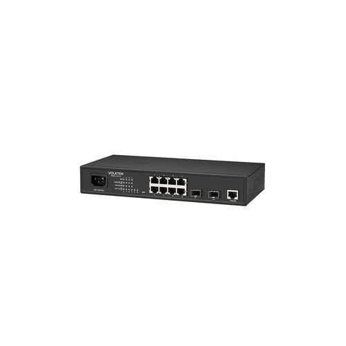 Ethernet-Switch / managed - MEN-3410 series - Volktek - 8 Ports / auf einem Gestell montiert / Büro