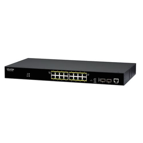 Ethernet-Switch / managed - 9005-16GP2GS series - Volktek - 16 Ports / auf einem Gestell montiert / für den Innenraum