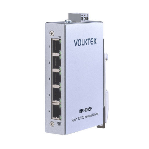 Ethernet-Switch / unmanaged - INS-8005E - Volktek - 5 Ports / PROFINET / EtherNet/IP
