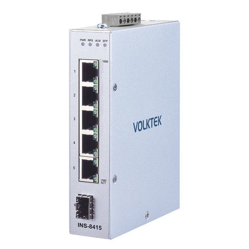 Ethernet-Switch / unmanaged - INS-8415 - Volktek - 6 Ports / PROFINET / EtherNet/IP