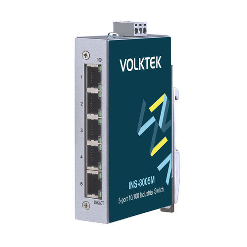 Ethernet-Switch / DNV - INS-8005M - Volktek - unmanaged / 5 Ports / für DIN-Schiene