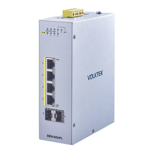 Ethernet-Schaltermodul / managed - SEN-8424PL - Volktek - 4 Ports / 2 Ports / Gigabit-Ethernet