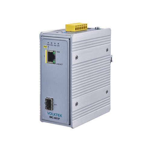 Medienwandler - IMC-661P - Volktek - Signal / Ethernet / für DIN-Schiene