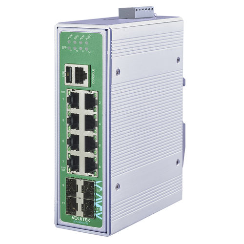 Ethernet-Switch / managed - IEN-9648-PN - Volktek - 12 Ports / Gigabit-Ethernet / PROFINET